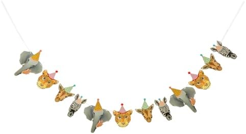 Jungle Safari Animal Party Decorations Banner