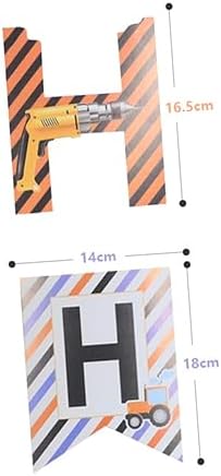 2pcs Excavator Themed Birthday Banners for Boys and Girls