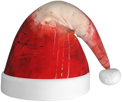Qin And Zheng Abstract Painting Santa Hat Christmas Gift for Women