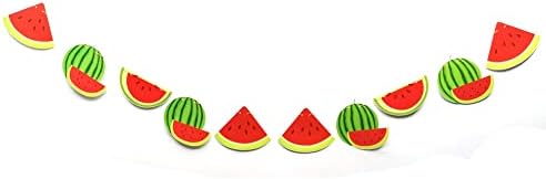 Watermelon Birthday Banner Pre-Strung Decor