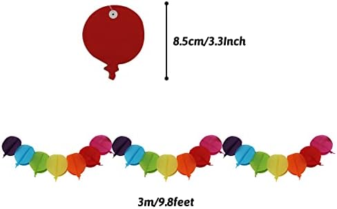 ZERODECO Fiesta Paper Fan Decor Set