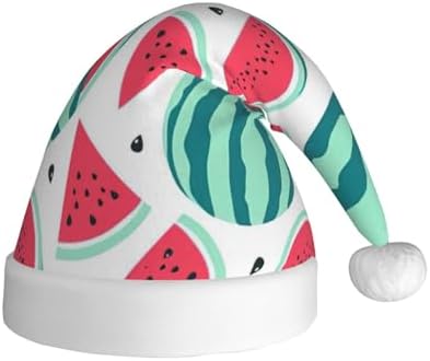 Qin Zheng Personalized Santa Hat with Watermelon Print