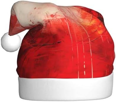 Qin And Zheng Abstract Painting Santa Hat Christmas Gift for Women