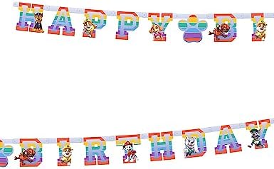 Amscan Paw Patrol Letter Banner 2022