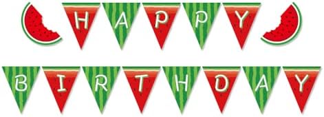 Watermelon Birthday Banner for Kids and Parties