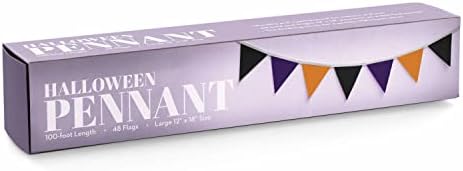 Halloween Pennant Banner with 48 Flags