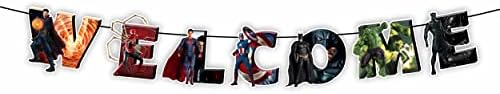 Seyal Suprhero Welcome Banner 10 Feet