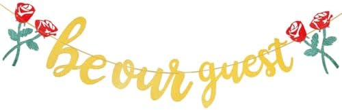 Be Our Guest Banner Pre-Strung Party Decor