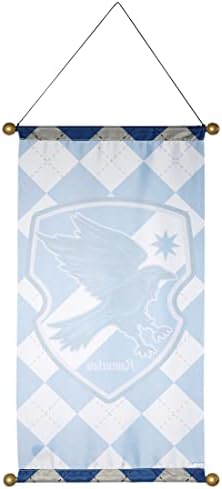 Rubies Harry Potter Hogwarts Fabric Banner with Dowel Ravenclaw 30x16