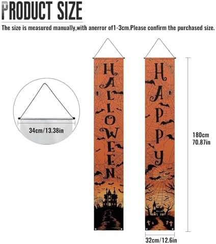 Halloween Witches Outdoor Banner Hocus Pocus Decor