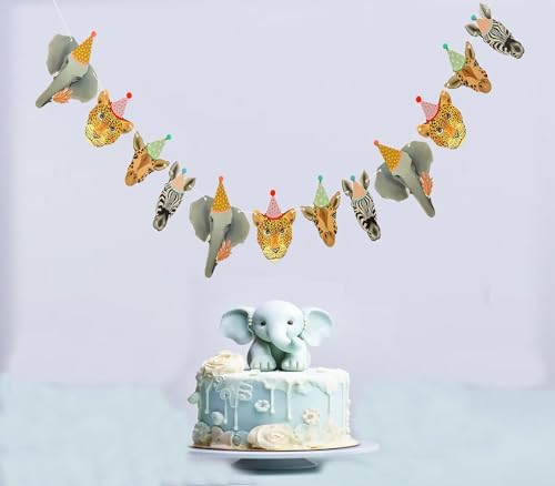 Jungle Safari Animal Party Decorations Banner