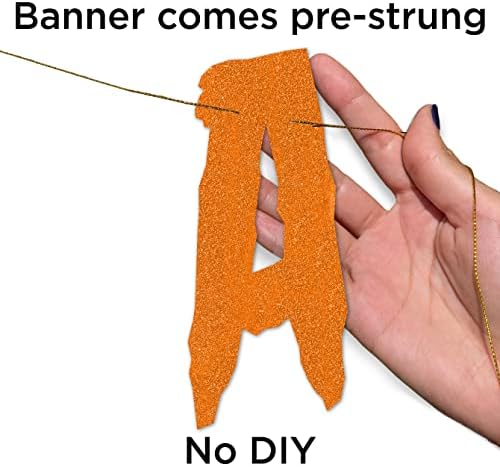Ghouls Just Wanna Have Fun Glitter Banner Halloween Decor