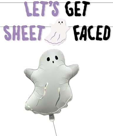 HOUSE OF PARTY Halloween Banner with Foil Balloons