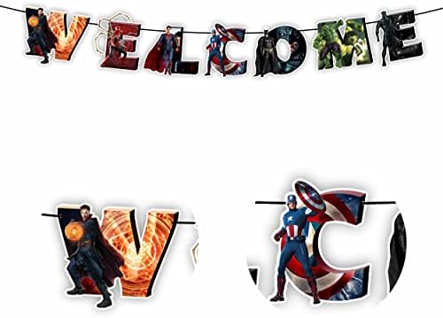 Seyal Suprhero Welcome Banner 10 Feet