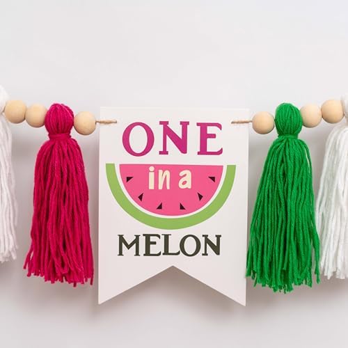 Watermelon High Chair Banner for Kids Party Decor