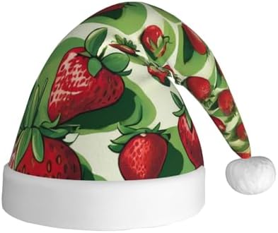 QINZHENG Strawberry Fields Santa Hat for Women