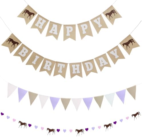 With Luxe Love Horse Birthday Decorations