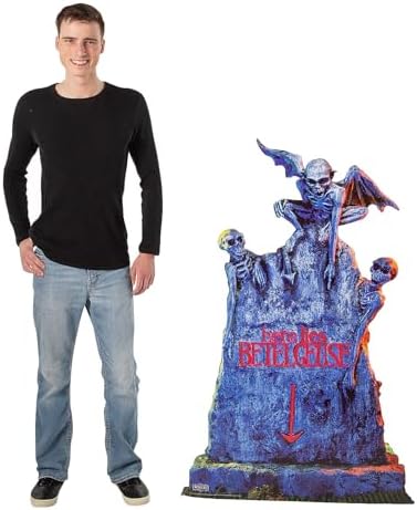 35 14 x 54 Beetlejuice Tombstone Cardboard Cutout Stand-Up