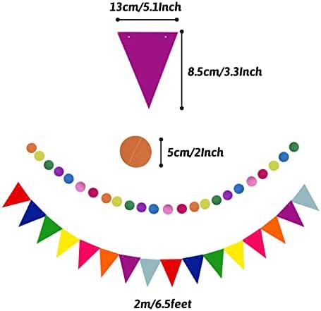 ZERODECO Fiesta Paper Fan Decor Set