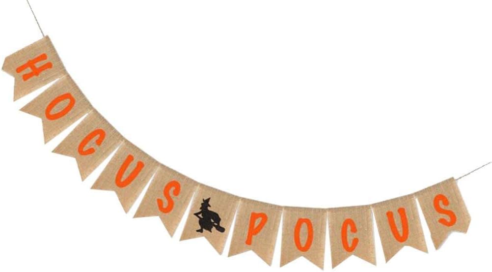 Halloween Banner with Bats and Pumpkins for Party Decoration