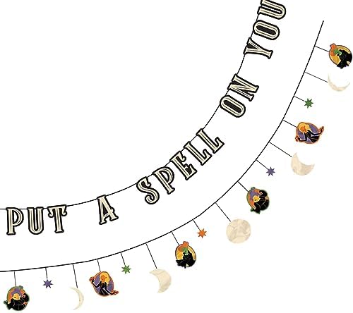Hocus Pocus I Put A Spell On You Paper Banners 12ft 2 Pack