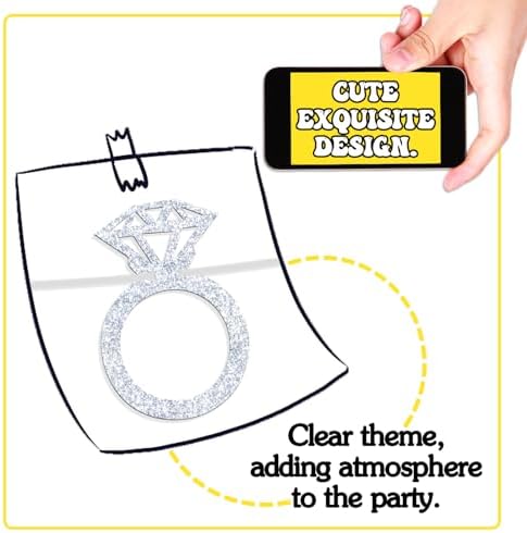 He Asked She Said Yes Banner Black Glitter Bunting Engagement Sign