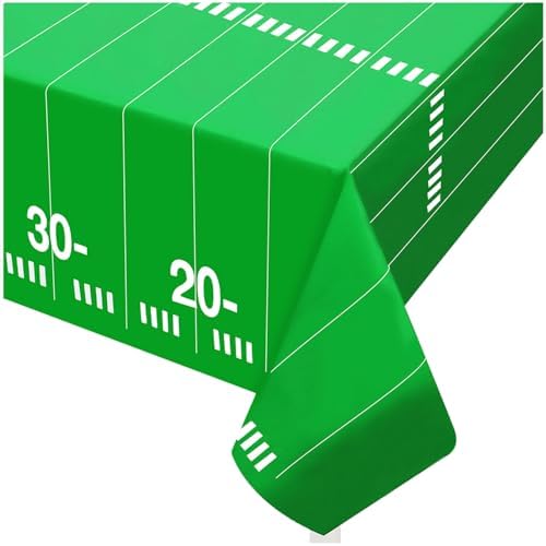 Esjay Football Tablecloth 2 Pack 54x72 for Football Party