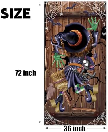Hocus Pocus Door Cover Halloween Banner Sanderson Sisters Decor