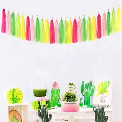 Panduola Hawaiian Tassel Garland 25pcs Decorations