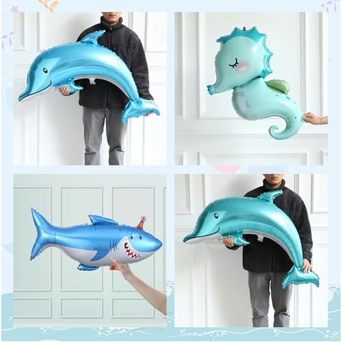 Enanal Ocean Party Balloon Arch Kit 154pcs