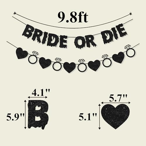 Bride or Die Bachelorette Party Decor Banner