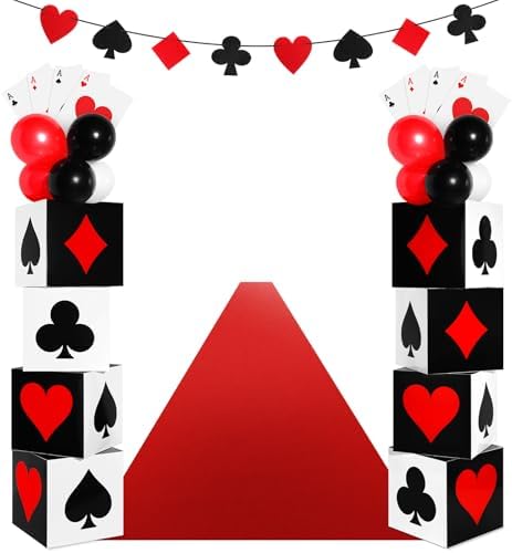 Zhanmai Casino Themed Decorations Set for Game Night Party
