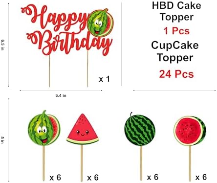 Seyal Watermelon Theme Birthday Party Decorations
