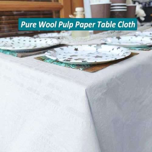 TheoZemica 4 Pack Waterproof Table Covers 54x108 Inches