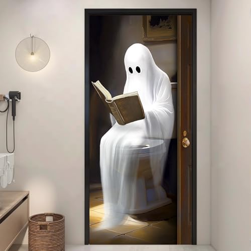 Bunny Chorus Halloween Door Cover 35x78 Inch