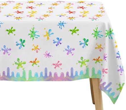 Xigejob Slime Party Tablecloth 3 Pack 54x108