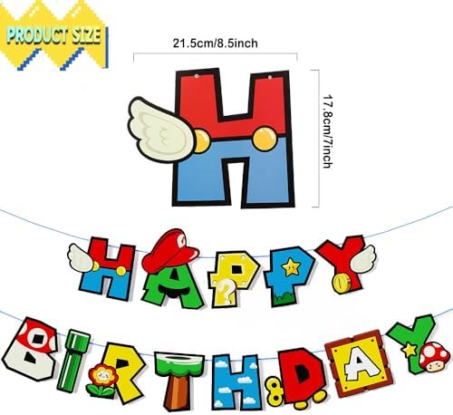 Game Bro Birthday Banner Gaming Theme Decor