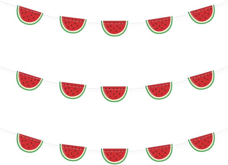 Cute Watermelon Banner for Summer Parties and Decorations
