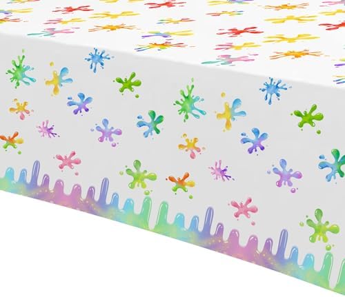 Xigejob Slime Party Tablecloth 3 Pack 54x108