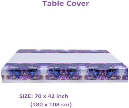 YLILILY Game Theme Partyware Set for Kids 20 Pieces