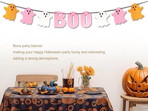 Cute Boo Banner Halloween Party Decor