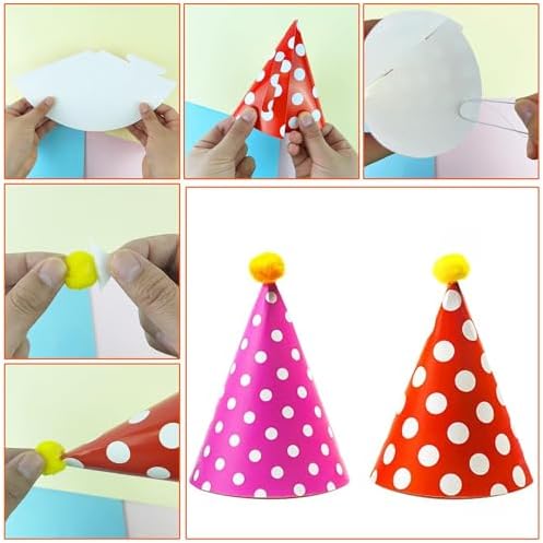 28 pcs Birthday Party Decor Set with Confetti Poppers