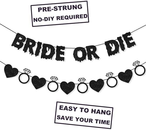 Bride or Die Bachelorette Party Decor Banner