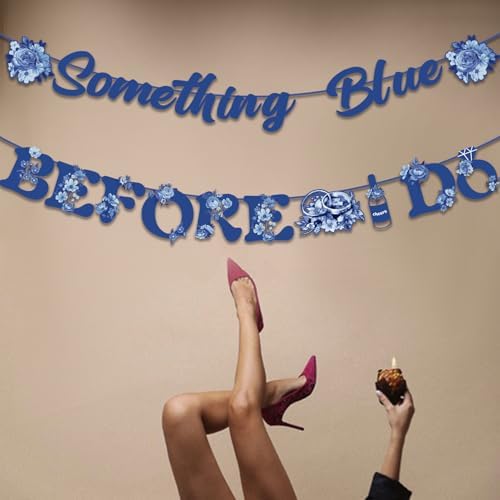 Something Blue Before I Do Banner for Women Girl