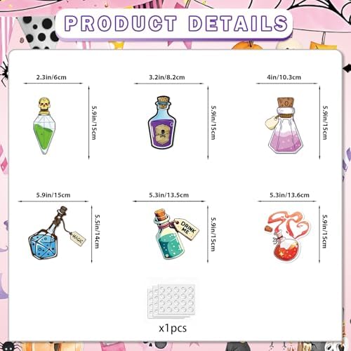 Potions Bar Banner Glitter Halloween Decorations