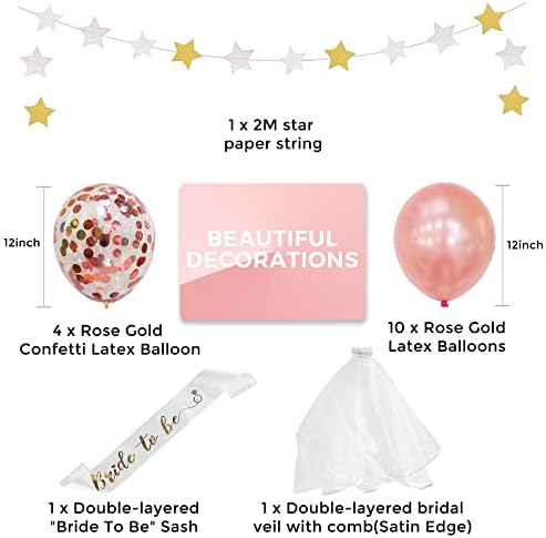 Bachelorette Party Decor Kit - Bride Balloons Sash Set