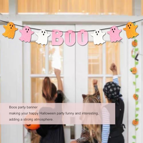 Cute Boo Banner Halloween Party Decor