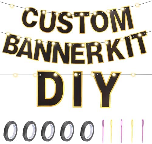 TaoBary 143 Pcs DIY Birthday Banner Kit
