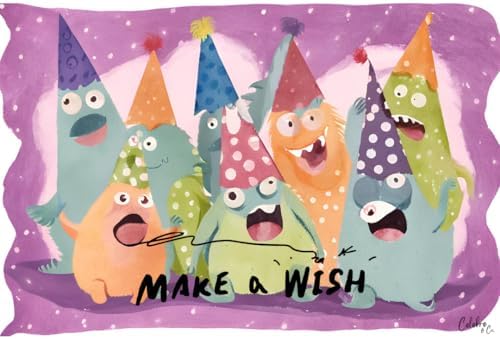 Monster Themed Birthday Backdrop for Kids Party