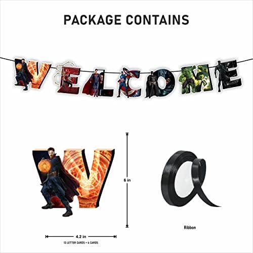 Seyal Suprhero Welcome Banner 10 Feet